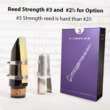 Clarinet accessory Clarionet Woodwinds Bb Clarinet Traditional Reeds Strength 3.0, 10pcs/ Box