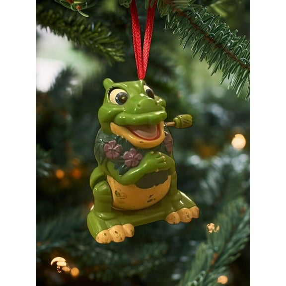ORNAMENT 1997 Land Before Time Tumbling Duckie Figure Figurine Charm 3”