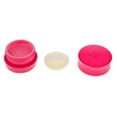 thumbnail image 3 of Yinanstore Portable Empty Makeup Case Container with Puff Strainer, Rose Pattern , 5.5*3.5cm Rose Red, 3 of 6