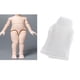 thumbnail image 5 of Suéter de cuello alto sin mangas para muñecas BJD 1/12 白, 5 of 9