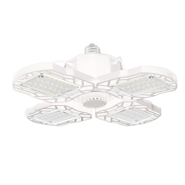 Luz Irfora Luces de garaje LED Deformable Lámpara de techo ajustable plegable LED E27 Luz LED para garaje / almacén / taller / balcón / sótano / iluminación de fábrica Irfora Luz
