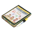 thumbnail image 3 of Water Painting Book, Reusable Educational Toy Funny Soft Portable Water Doodle Book Toy  For Math Learning, 3 of 8