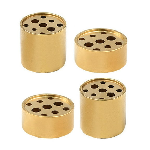 4 Pcs Incense Stick Multi Holder Burner Cone Golden