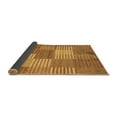 thumbnail image 2 of Ahgly Company Indoor Square Checkered Brown Modern Area Rugs, 5' Square, 2 of 4