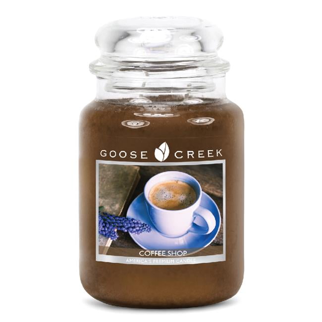 Goose Creek ES24574 24 oz Essential Coffee Shop Jar Candle