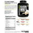thumbnail image 6 of NutraBio Classic Whey Protein Powder- 25G of Protein Per Scoop - Full-Spectrum Amino Acid Profile - No Fillers, Artificial Colors, Preservatives - Low Glycemic Index - Creamy Vanilla, 2 Pounds, 6 of 7