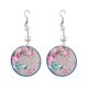 thumbnail image 1 of Pendientes Pendientes Acrilicos Flor Perla Larga Pendientes Retro para Regalo, 1 of 4
