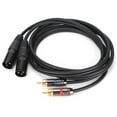 thumbnail image 3 of Cable de micrófono JORINDO, adaptador de Cable Dual XLR macho a RCA Dual para sistema de Audio estéreo HiFi, sistema de cine en casa, 1,5 m, JD6052-1, 3 of 8