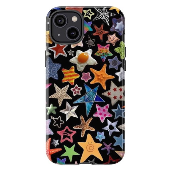 Colorful Starfish Pattern Phone Case, Fun and Unique Ocean Life Design, Protective iPhone Cover for iPhone 16 15 14 13 12 11 Pro Plus Max Mini