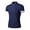A-Navy88, variant on Bibifish Mens Polo Shirts No Print Short Sleeve Mandarin Collar Solid Black Shirts Summer Daily Wear Tops