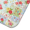 thumbnail image 5 of Pioneer Flower Floral Print Pattern Kitchen Dish Drying Mat 1 Pack, Ultra Absorbent Microfiber Drainer Mat, 16"x18", 5 of 6