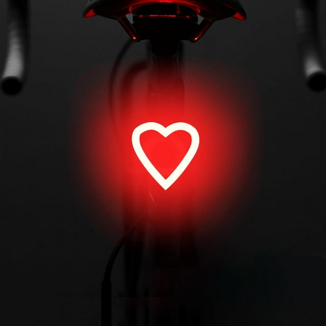 PC Bicycle Creative Tail Light with USB Charging, Multiple Modes, and Waterproof Design for Night Riding
