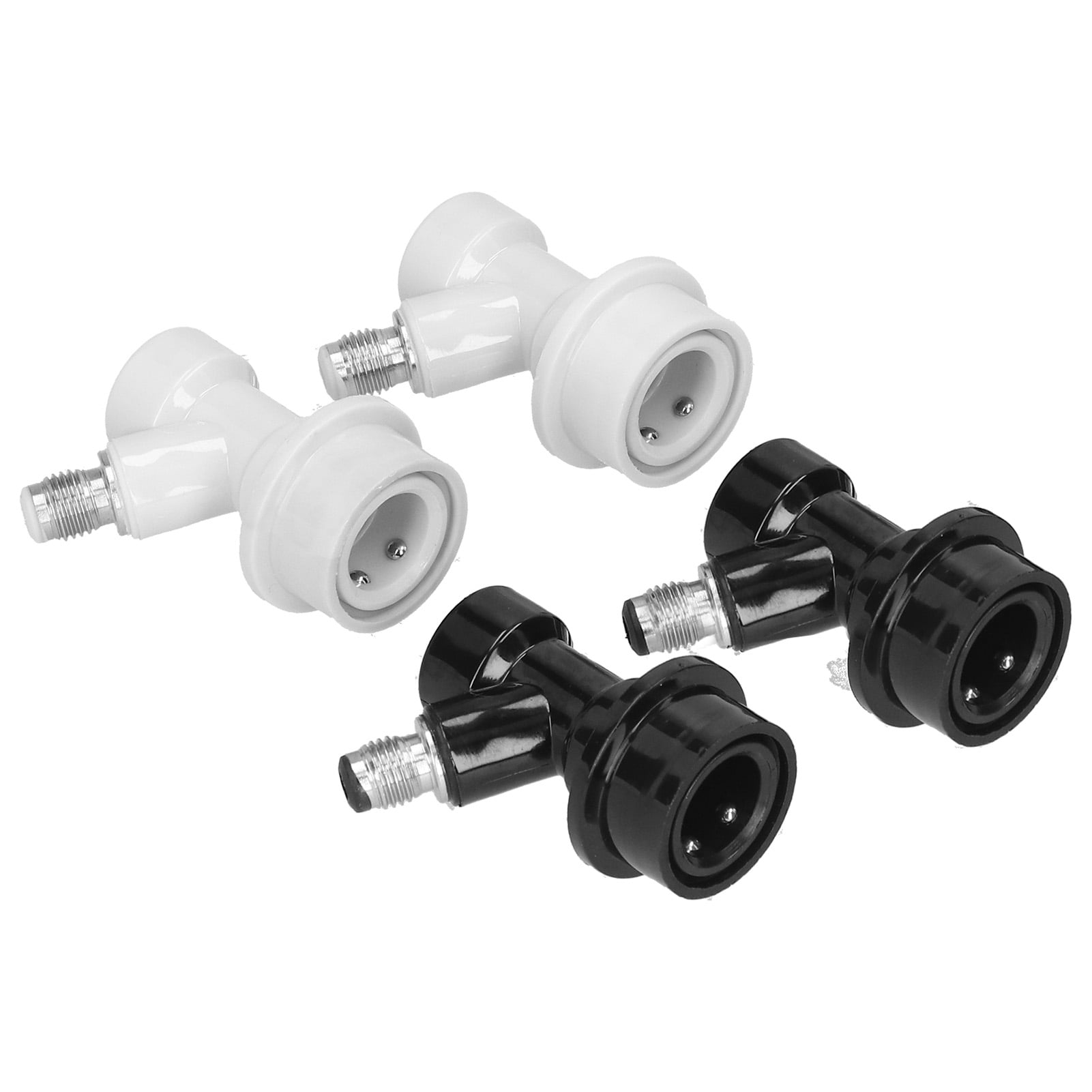 Spptty 2 Pair Ball Lock Keg Disconnect Set Keg Couplers Homebrew Beer