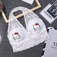 thumbnail image 1 of Sujetador de Hello Kitty para niñas, ropa interior de encaje femenina, Sexy, dibujos animados, gato Kt, Kawaii, sin anillo de acero, Y2K, chaleco, Tops, traje de baño, regalo, 1 of 4