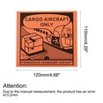 thumbnail image 2 of Unique Bargains Étiquette Rectangulaire pour Avion, Papier Adhésif à Peler, 50 Pcs, 2 of 5