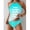 Gradient Blue, variant on PRINTED IN USA,[[Custom Swim Suits] Two Piece Custom Swim Suits for Women | Personalized Print Tankini - Tummy Control Swimsuits - Add Your Image Photo Design Special Gift - Bathing Suit Split Set.