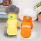 thumbnail image 5 of 2 sudaderas con capucha para perros de invierno, ropa cálida para perros pequeños, abrigo para cachorros y gatos (amarillo+naranja), 5 of 6
