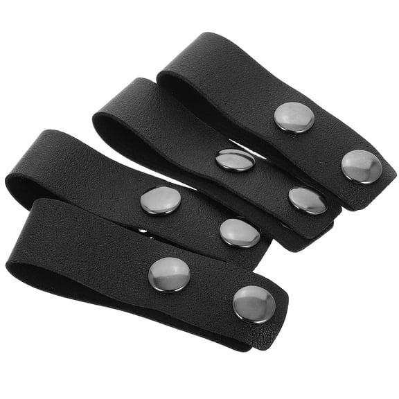 OUNONA 4pcs Belt Connectors Heavy Duty Belt Accessories Secure Belt Keepers Comfortable Belt Connectors For Outdoor And Duty Use