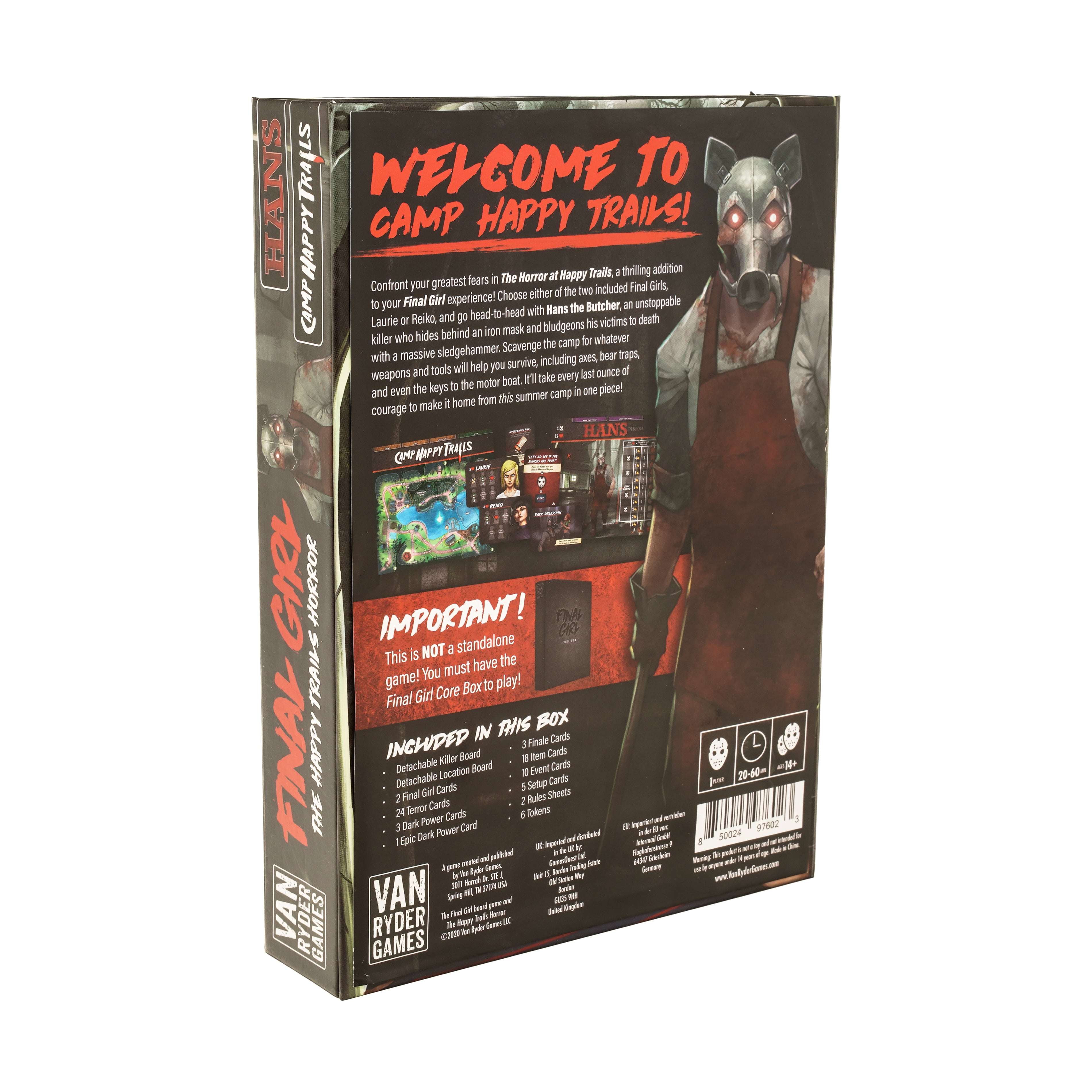 ACD Ages 14+ Final Girl: Happy Trails Horror Board Game