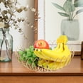 thumbnail image 3 of Frutero de alambre, frutero de escritorio, diseño hueco, cesta para guardar aperitivos, 3 of 8