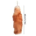 thumbnail image 2 of Hearth & Gear Porte-Clés Queue Mignonne Femme Anneau Pompons Porte-Clés Queue Poilue à la Mode Support, 2 of 6