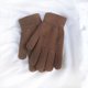 thumbnail image 1 of Guantes de punto de color liso para hombre y mujer, guantes cálidos de cinco dedos con forro polar grueso y elástico de lana para estudiantes, Otoño e Invierno, 1 of 5