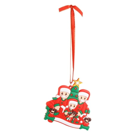 

1pc Christmas DIY Pendant PVC Wall Pendant Christmas Hanging Decor (3 Person)