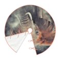 thumbnail image 3 of Bingfone Christmas Tree Skirt Mat Christmas Decoration Interior 36"-Elephant In Smoke, 3 of 8