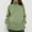 Green, variant on Amidoa Sweaters for Women Chunky Turtleneck Black Long Sleeve Plus Size Side Split Warm Sweaters Women's Cardigans L