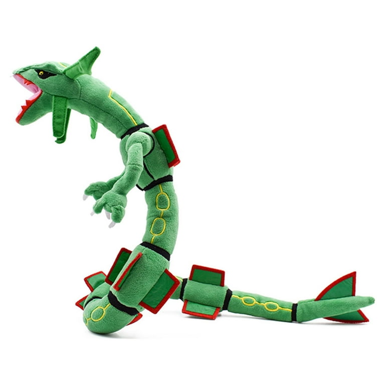 80cm High Quality Cute Rayquaza Plush Toy Shiny Pokemon Black