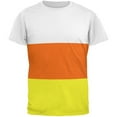 thumbnail image 1 of Halloween Candy Corn Costume All Over Adult T-Shirt, 1 of 1