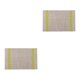 thumbnail image 1 of Bewildely Mantel de de PVC para comedor, manteles individuales, posavasos, antideslizante, lavable, accesorios para el hogar, suministros para el Amarillo 2Conjunto, 1 of 6