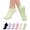 Multicolor 01, variant on Pilates Socks with Grips for Women, Ankle Yoga Socks for Ballet Barefoot Workout Athletic Socks