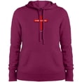 thumbnail image 3 of Fix Your Eyes on Jesus Ladies Pullover Hooded Sweatshirt, 3 of 5