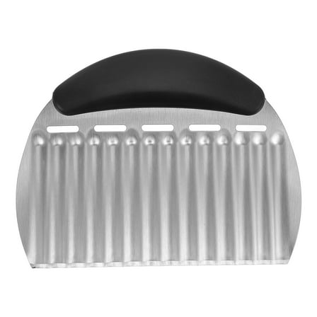 Stainless Steel Crinkle Cutter for Potatoes and Vegetables, Wavy Chopper, Multifunctional Kitchen Tool