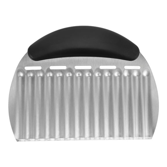Stainless Steel Crinkle Cutter for Potatoes and Vegetables, Wavy Chopper, Multifunctional Kitchen Tool