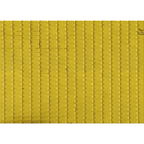 Ahgly Company Machine Washable Indoor Rectangle Transitional Caramel Brown Area Rugs, 8' x 12'