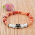 thumbnail image 2 of RSAMD Fashion Men's Women' s Natural Lava Stone Owl 8MM Beads Charm Bracelets Jewelry-505-55, 2 of 3