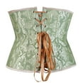 thumbnail image 2 of JFGHDG Body Corset Bustier Shapewear Gothic Corset Top Overbust Corset for Renaissance Short Corset Womens Corset Top Green 5xl, 2 of 4