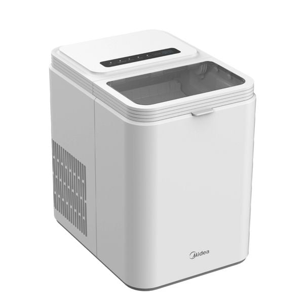 MIDEA ICE MAKER COUNTERTOP BULLET ICE 26 LBS 2 ICE SIZES - WHITE