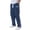 Navy&&100, variant on CONROSES Mens Baggy Sweatpants Letter Graphic Pants for Men Casual Wide Leg Elastic Waist Drawstring Soft Loose Sports Joggers With Pockets