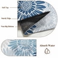 thumbnail image 5 of Navy Blue Blue Gray Sunflowers Area Rugs 5x7 ft Abstract Blooming Floral Washable Rug Non Slip Indoor Carpet Absorbent Floor Mat for Living Room Bedroom Dining Room, 5 of 9