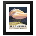thumbnail image 2 of Richard Halls 15x18 Black Modern Framed Museum Art Print Titled - See America. Welcome to Montana (1936), 2 of 5