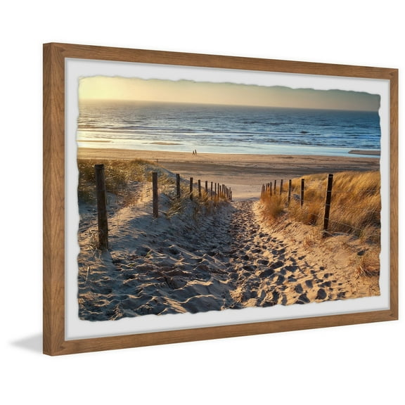 Marmont Hill Narrow Hill to the Sea Framed Wall Art