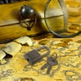 thumbnail image 4 of Shisuyan 5 Sets of Treasure Box Lock with Key Plastic Lock Kids Toy Box Padlock Treasure Chest Lock Accessory, 4 of 8