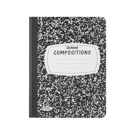 UPC: 0072156941209 | Oxford Composition Notebook 7.5  x 9.75  Wide Ruled 120 Sheets 532986