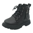 thumbnail image 2 of Kureaily Boys And Girls Mesh Lace Shoes Mesh Lace Boots Non Breathable Boots 5.5-6 Years, 2 of 5