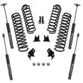 thumbnail image 1 of Fits 2007-2018 Jeep Wrangler JK Superlift Lift Kit Suspension K931 Superide; 2-1/2 Inch Front Lift; 2-1/2 Inch Rear Lift; With Front And Rear Shock Absorbers In Kit; Black Components/Black Shocks, 1 of 3