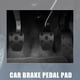 thumbnail image 2 of Coche Pie Pedal Acelerador Gasolina Freno Embrague Pedal Cubierta Kit Negro, 2 of 7