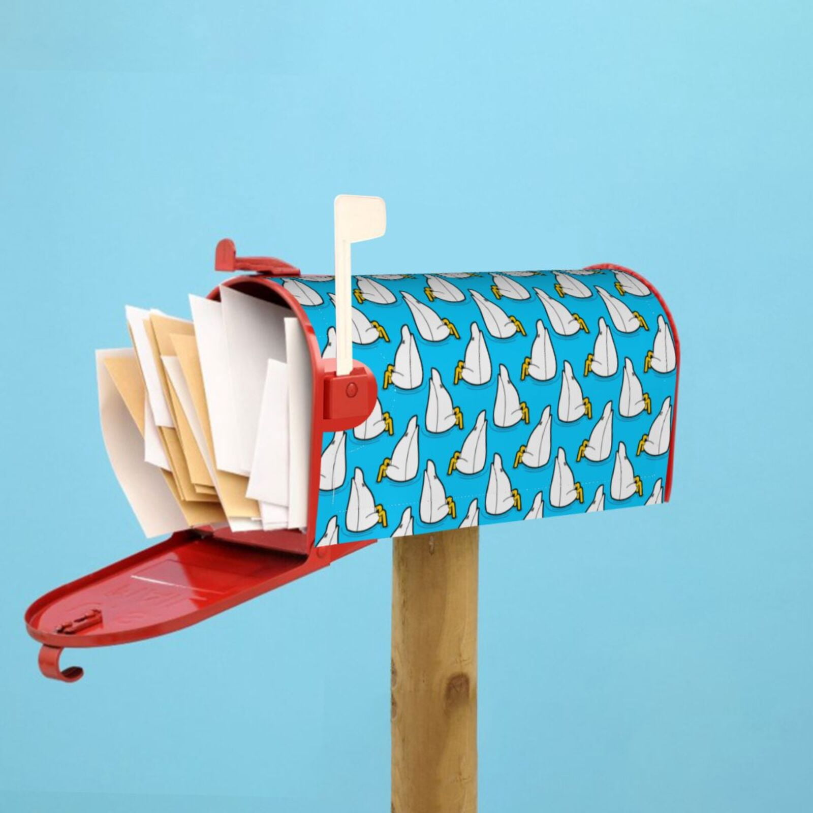 Kdxio Magnetic Mailbox Cover 21x18 in Mailbox Cover Outdoor Decoration Holiday Mailbox Covers for Home Garden Yard-21x18 in